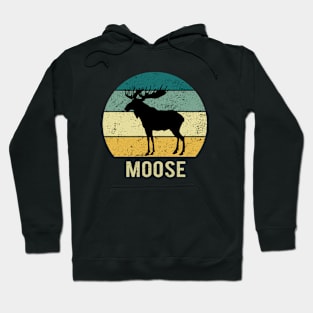 Moose At Sunset A Gift For Moose Lovers Hoodie